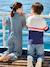 Sweater met polokraag en lange mouwen inktblauw - vertbaudet enfant 