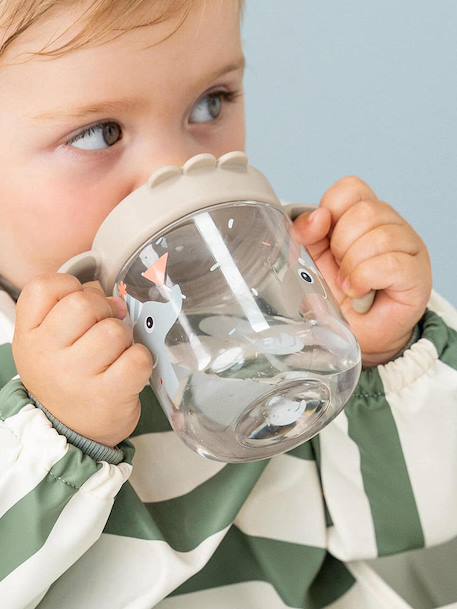 Tasse met tuit en 2 handvatten zandbeige - vertbaudet enfant 