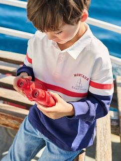 -Sweater met polokraag en lange mouwen