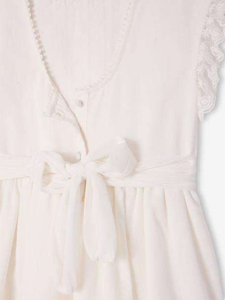 Robe longue élégante blanc - vertbaudet enfant 