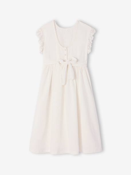 Robe longue élégante blanc - vertbaudet enfant 
