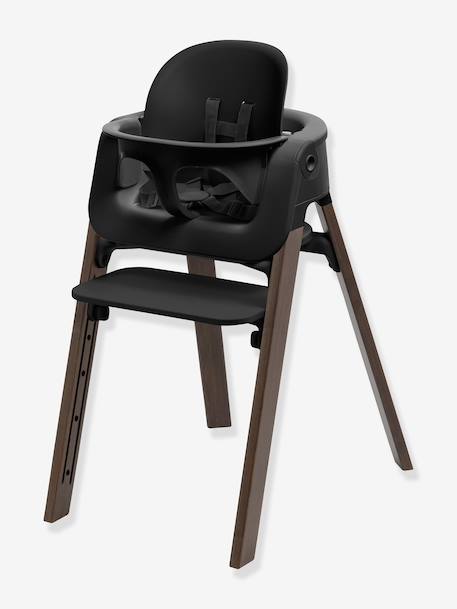Chaise haute évolutive Steps bois+marron - vertbaudet enfant 