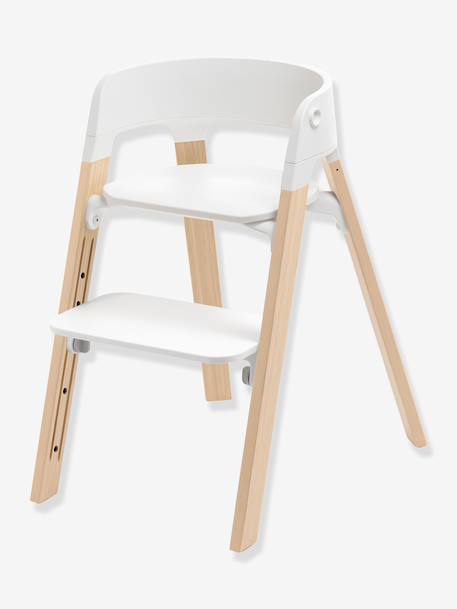 Chaise haute évolutive Steps bois+marron - vertbaudet enfant 