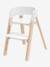 Meegroeiende kinderstoel Steps bruin+hout - vertbaudet enfant 