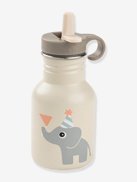 DONE BY DEER roestvrijstalen waterfles rozen+zandbeige - vertbaudet enfant 