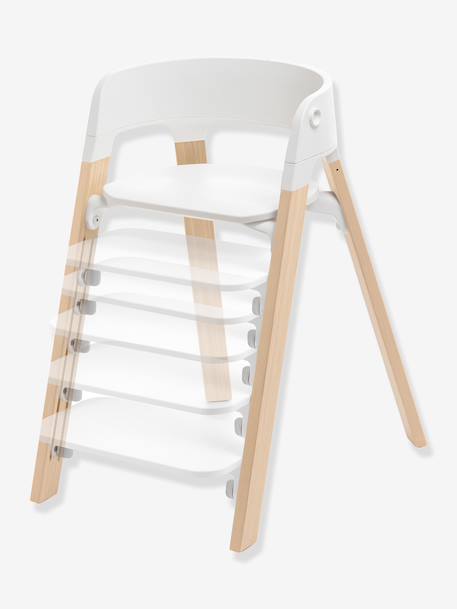 Meegroeiende kinderstoel Steps bruin+hout - vertbaudet enfant 