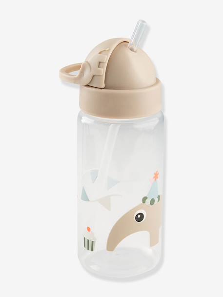 Gourde avec paille rétractable beige+bleu+blush+sable+vert - vertbaudet enfant 