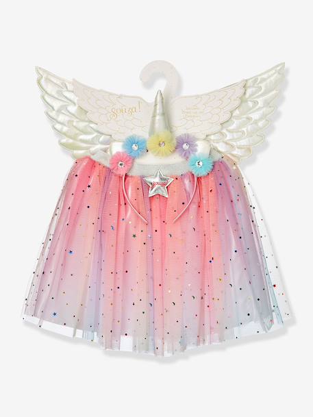 Set SOUZA vermomming Celestia rok vleugels diadeem meerkleurig - vertbaudet enfant 