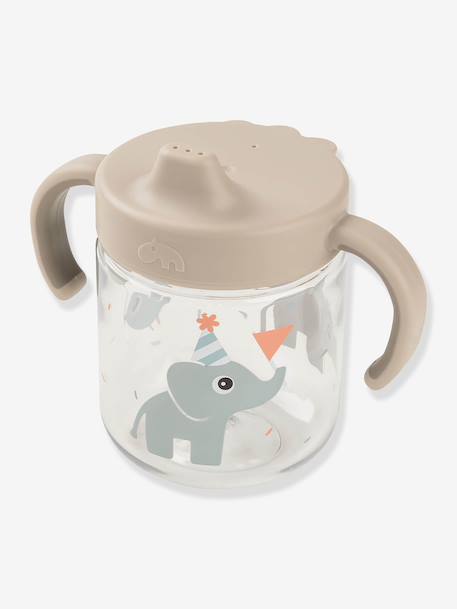 Tasse met tuit en 2 handvatten zandbeige - vertbaudet enfant 