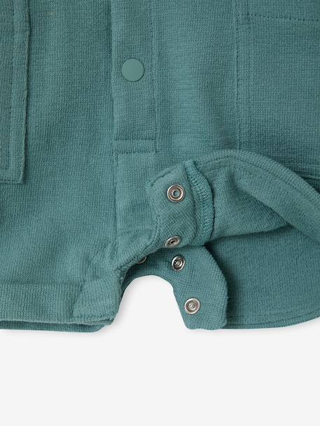 Set met babypakje en omkeerbaar hoedje smaragdgroen - vertbaudet enfant 