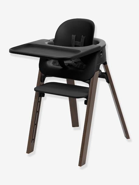 Meegroeiende kinderstoel Steps bruin+hout - vertbaudet enfant 