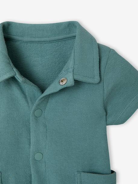 Set met babypakje en omkeerbaar hoedje smaragdgroen - vertbaudet enfant 