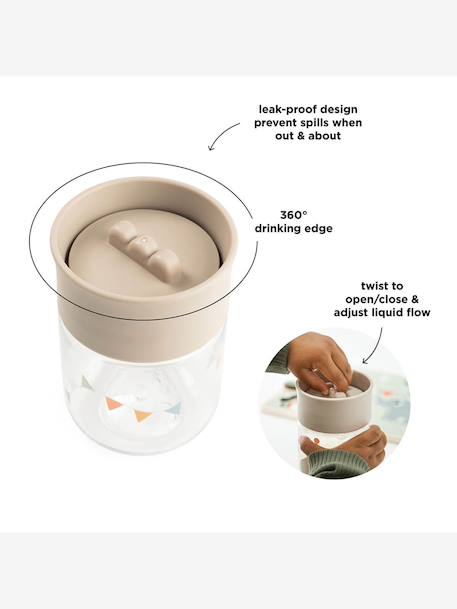 Tasse d'apprentissage 360° sable - vertbaudet enfant 