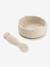 Coffret premier repas ventouse rose+sable - vertbaudet enfant 