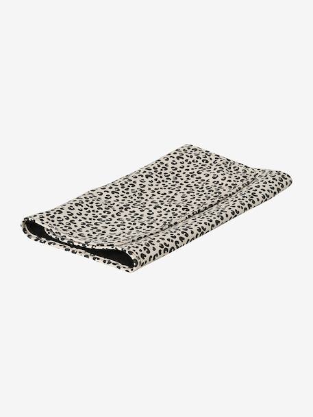 Luiertas Canvas club luipaard beige, bedrukt+touw - vertbaudet enfant 