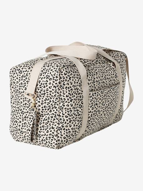Sac à langer CATALINA 48 h beige imprimé+ficelle - vertbaudet enfant 
