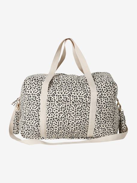 Sac à langer CATALINA 48 h beige imprimé+ficelle - vertbaudet enfant 