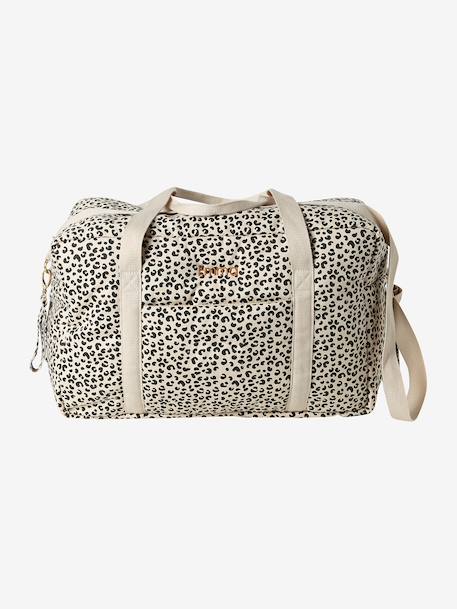 Sac à langer CATALINA 48 h beige imprimé+ficelle - vertbaudet enfant 