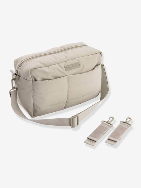 Sac de poussette matelassé sable+vert - vertbaudet enfant 