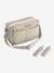 Sac de poussette matelassé sable+vert - vertbaudet enfant 