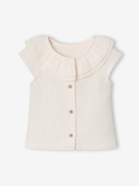 Blouse fille naissance écru - vertbaudet enfant 