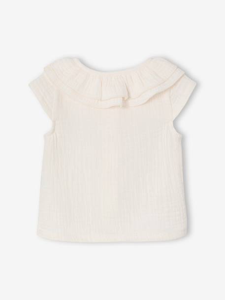 Blouse fille naissance écru - vertbaudet enfant 