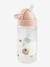 Gourde avec paille rétractable beige+bleu+blush+sable+vert - vertbaudet enfant 