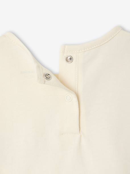 T-shirt manches courtes bébé fille écru - vertbaudet enfant 