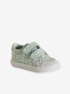 Schoenen-Stoffen tennisschoenen met klittenband voor babymeisjes