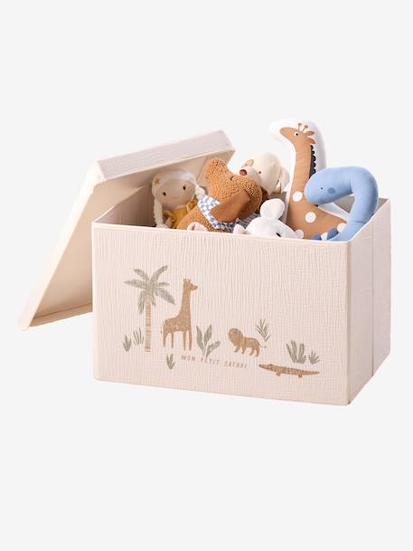 Coffre rangement jouets XL beige - vertbaudet enfant 