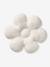 Coussin déco enfant bouclette fleur écru - vertbaudet enfant 