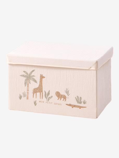 Coffre rangement jouets XL beige - vertbaudet enfant 