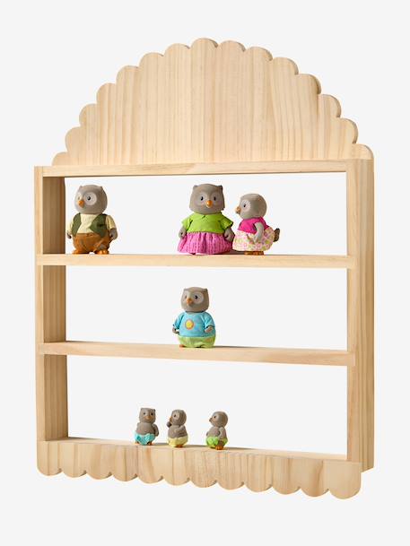 Opbergrek figuurtjes hout feston beige - vertbaudet enfant 