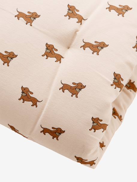 Vloermatras met teckelprint beige - vertbaudet enfant 