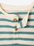 T-shirt baby biologisch katoen blauw+smaragdgroen - vertbaudet enfant 