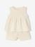 Ensemble top short bébé fille crochet écru - vertbaudet enfant 