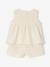 Ensemble top short bébé fille crochet écru - vertbaudet enfant 