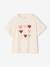 T-shirt manches courtes cœurs écru - vertbaudet enfant 