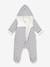 Lange sweater met capuchon marineblauw - vertbaudet enfant 