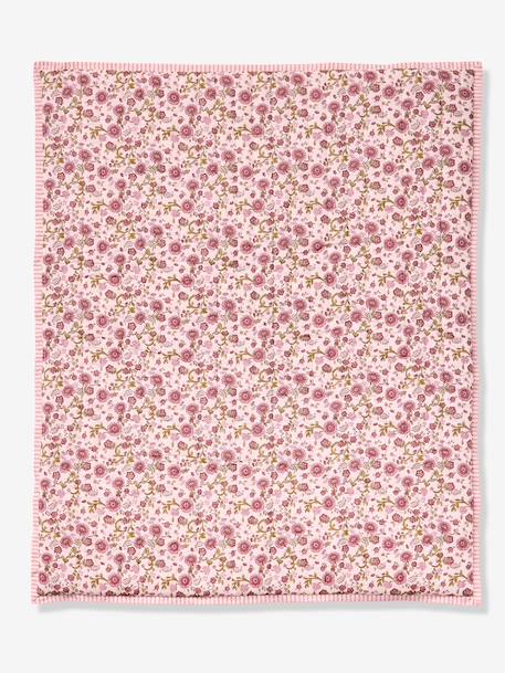 Tapis de sol enfant en coton rose imprimé - vertbaudet enfant 