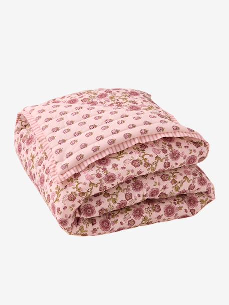 Tapis de sol enfant en coton rose imprimé - vertbaudet enfant 