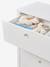 Commode enfant 6 tiroirs feston bois blanc - vertbaudet enfant 