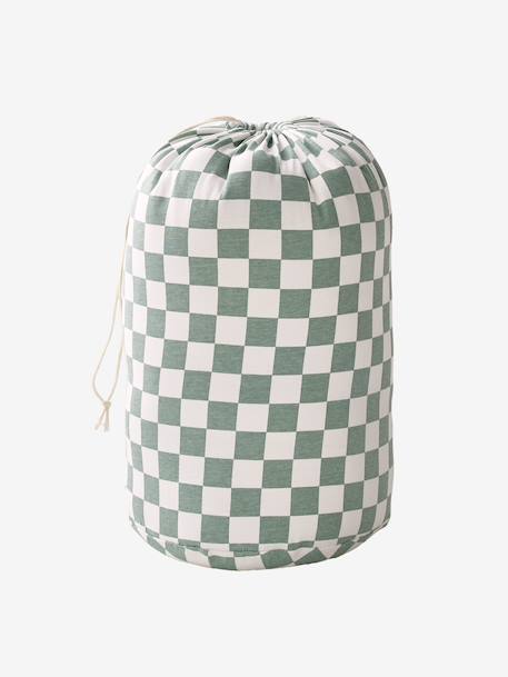 Sac de couchage enfant dinosaure carreaux vert - vertbaudet enfant 