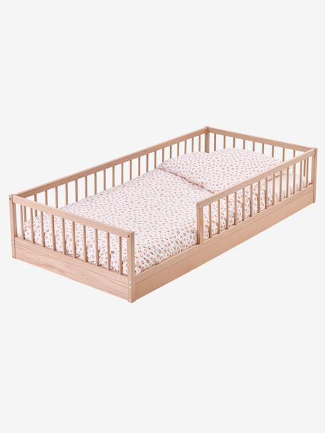 Lit au sol enfant LEO 90x190cm bois - vertbaudet enfant 