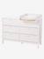 Commode enfant 6 tiroirs feston bois blanc - vertbaudet enfant 
