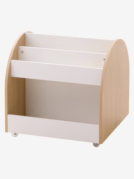 Rangement livres et jouets à roulettes YEL blanc - vertbaudet enfant 
