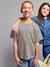 T-shirt manches courtes garçon rayé bleu - vertbaudet enfant 