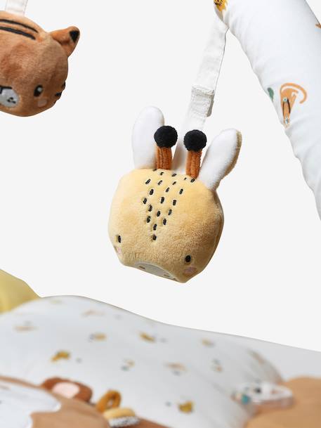 Zacht en vooruitstrevend speeltapijt TANZANIA beige+rozen - vertbaudet enfant 