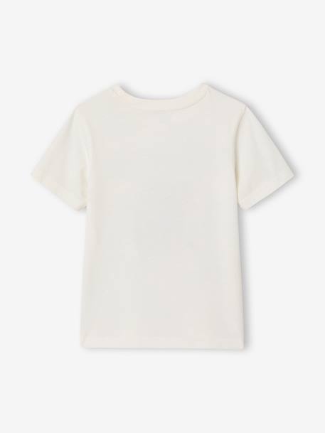 T-shirt animal ludique garçon vanille+vert - vertbaudet enfant 