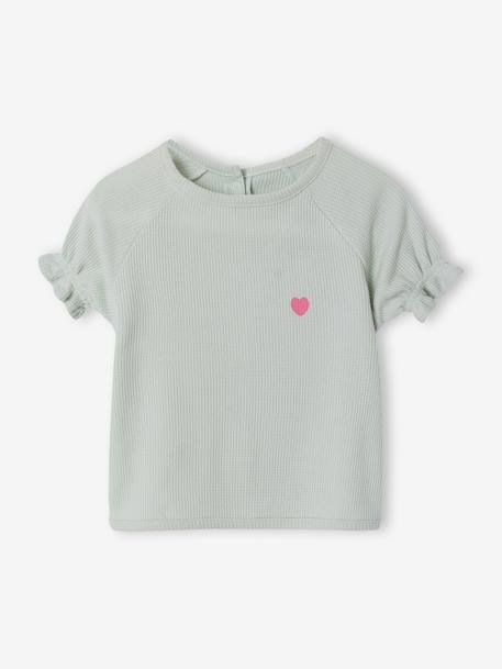 Lot 2 pyjashorts fille pratique vert sauge - vertbaudet enfant 